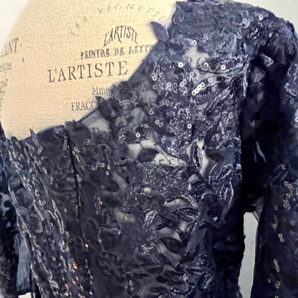 Long Sleeve Mother of The Bride Dresses for Wedding and Holidays celebration S22 - Picture 3 of 10